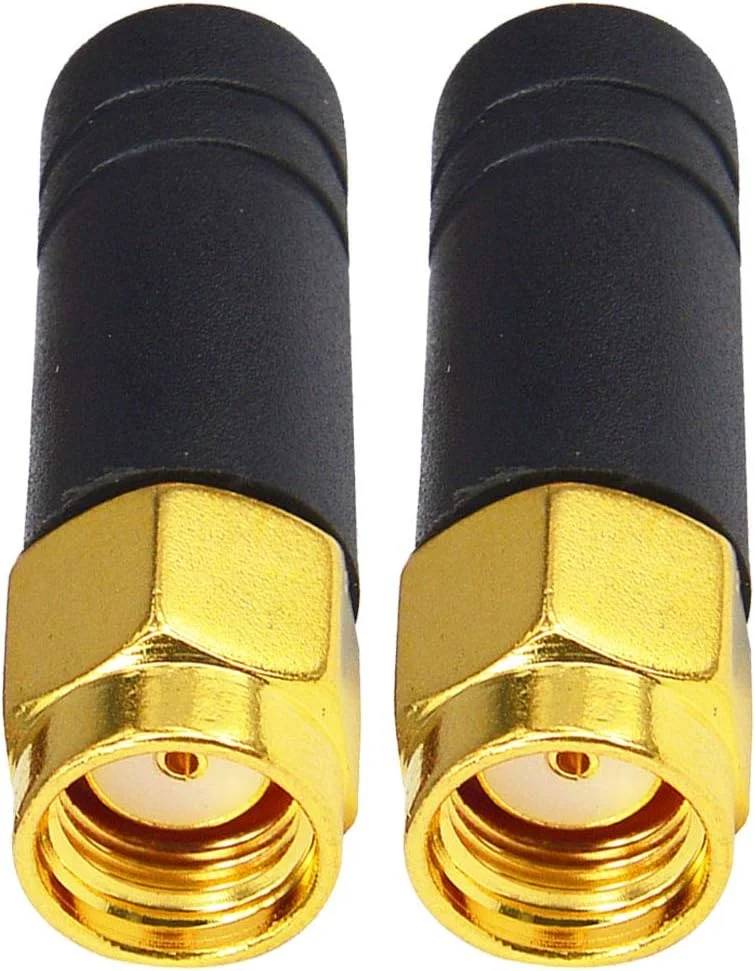 ماژول بی‌سیم 2.4 گیگاهرتز OneLinkMore، آنتن کوچک مسی 3 سانتی‌متری، همه‌جهته، RP SMA نر، بسته 2 عددی