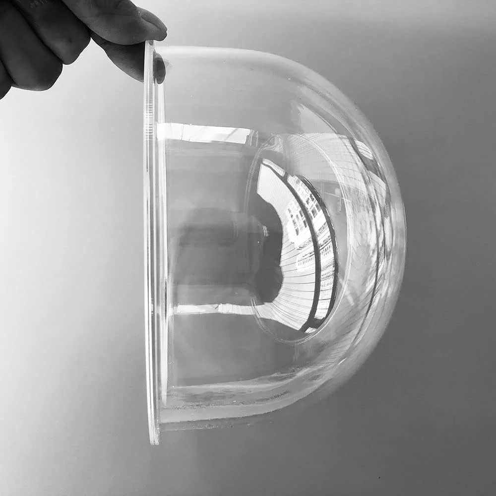 محافظ گنبدی شفاف اکریلیک دوربین مداربسته OwlCat 6.9 اینچی مناسب فضای داخلی و خارجی، محفظه دوربین مداربسته گنبدی برای دوربین های PTZ IP با سرعت بالا