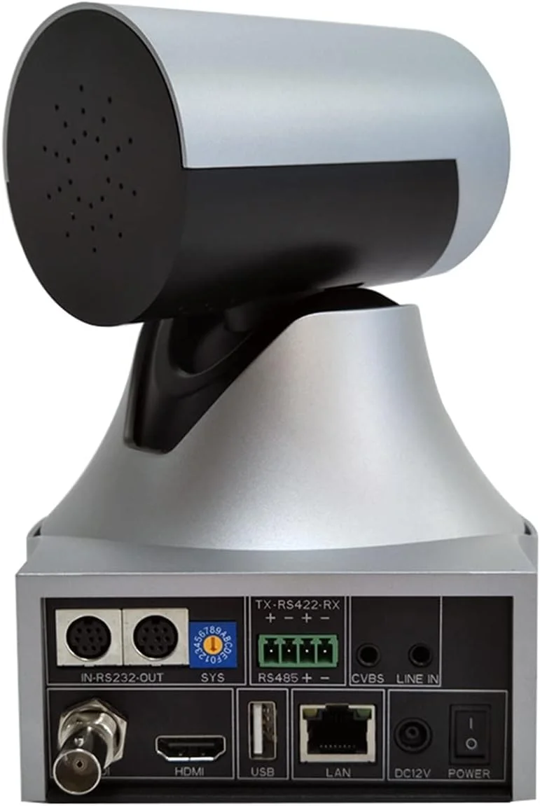 دوربین کنفرانس ویدیویی 2 مگاپیکسلی با زاویه دید عریض، زوم اپتیکال 12 برابر PTZ HDMI SDI IP با پروتکل های RTMP RTSP برای جلسات کاری