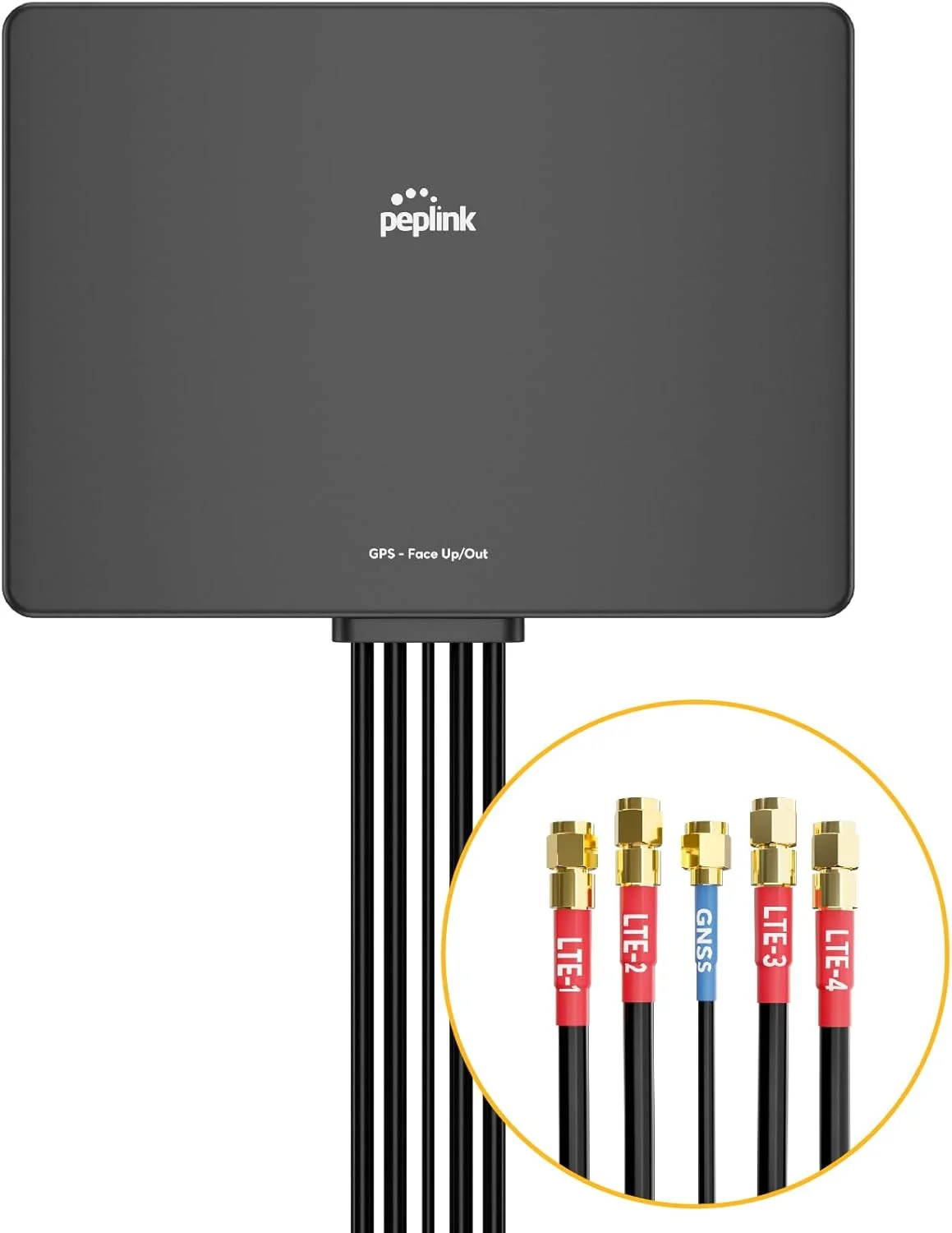 آنتن باریک 40G پپ‌لینک – پهن‌باند فوق‌العاده 5G و LTE (600-6000 مگاهرتز)، MIMO چند جهته، کم‌حجم بادوام، نصب آسان برای RV، فضای باز، خانه/دفتر