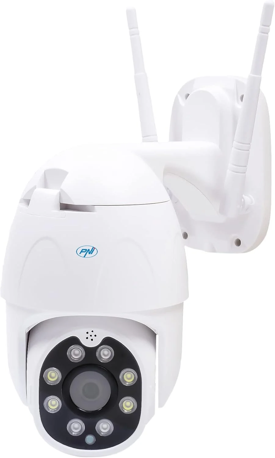 دوربین مداربسته بی سیم PNI IP230TLR 1080P با H264 + PTZ + پشتیبانی از microSD 128 گیگابایتی، دید در شب، برنامه Tuya، P2P، Android، iOS، برای داخل و خارج از خانه