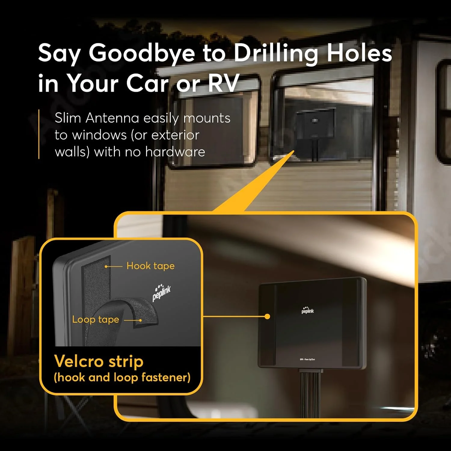 آنتن باریک Peplink 22G - سلولار و WiFi MIMO - تقویت سیگنال LTE برای RV، دفتر کار سیار و فضای باز - کم حجم، بهره بالا، نصب آسان، مقاوم در برابر آب و هوا IP55 آنتن باریک Peplink 22G - سلولار و WiFi MIMO - تقویت سیگنال LTE برای RV، دفتر کار سیار و فضای باز - کم حجم، بهره بالا، نصب آسان، مقاوم در برابر آب و هوا IP55