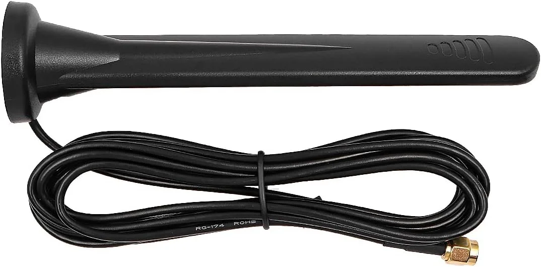 آنتن شبکه 5G LTE، آنتن همه جهته سیگنال 4G، اتصال SMA TS9، آنتن MIMO با پایه مغناطیسی 15dbi به همراه کابل 3 متری RG174