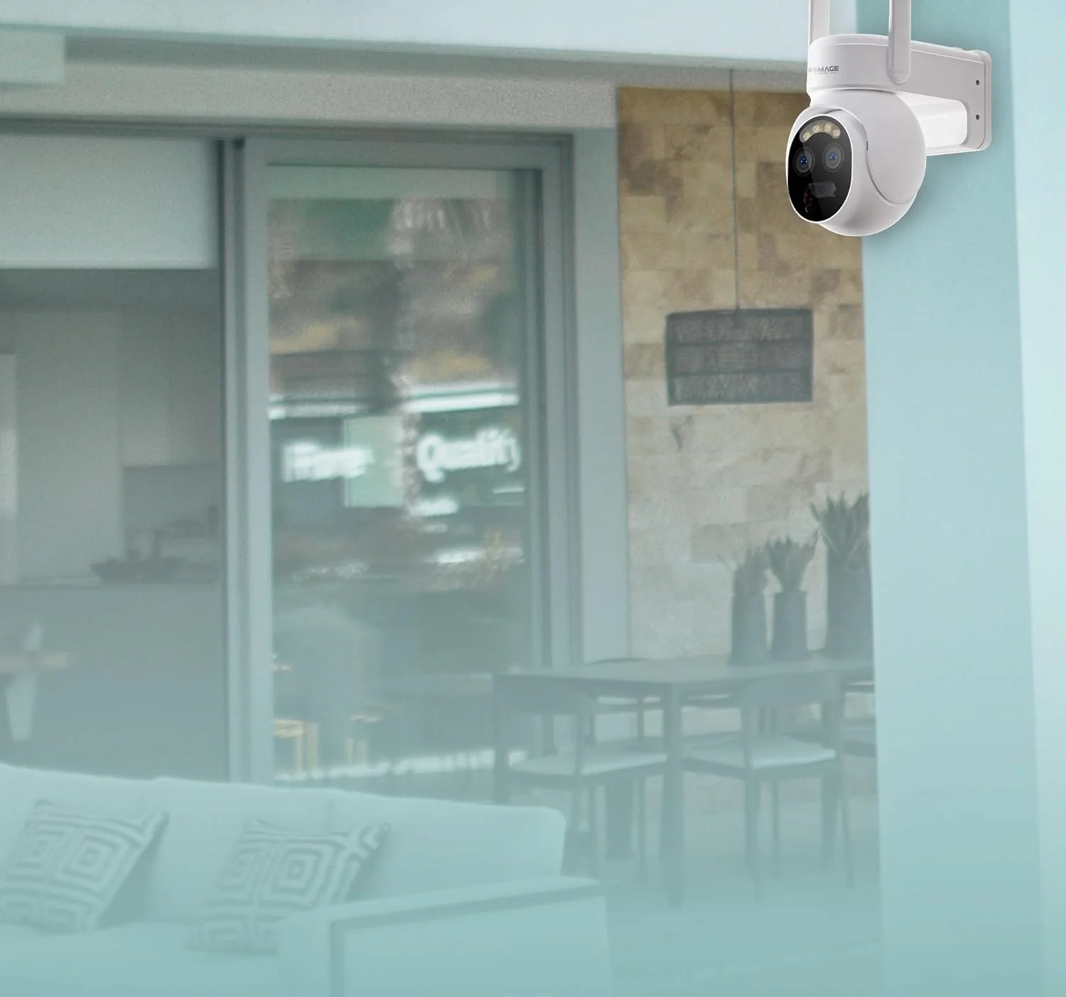 دوربین مداربسته وای فای PTZ مدل Promage Connect PC-S422 | رزولوشن 4 مگاپیکسل 2K | زوم 10X | دید در شب رنگی 15 متر | IP65 مناسب فضای باز | تشخیص حرکت | صدای دو طرفه | پشتیبانی از کارت حافظه TF تا 128 گیگابایت