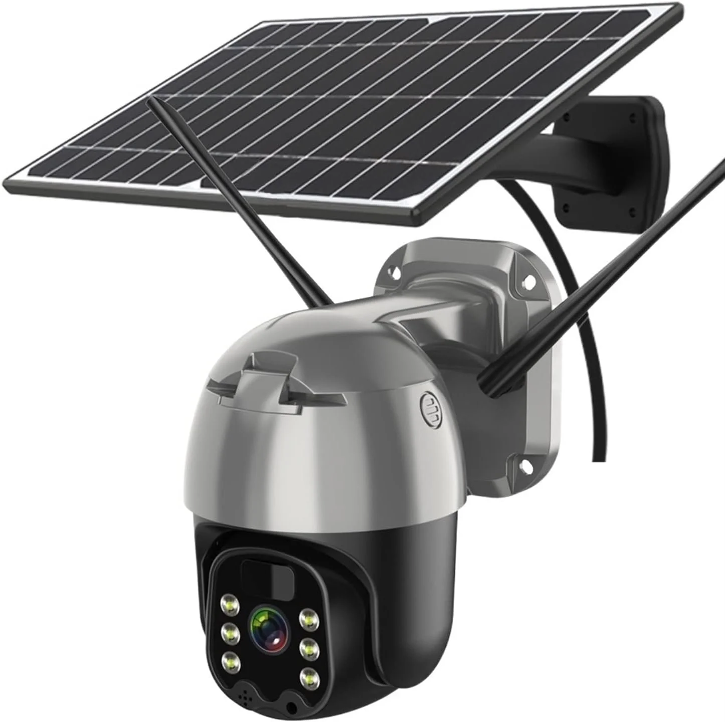 دوربین مداربسته هوشمند خورشیدی QCARSO، انرژی خورشیدی قابل شارژ، کیفیت 3MP 1536P، دوربین PTZ با باتری وایرلس، تشخیص PIR، صدای واضح حتی در شب (4G)