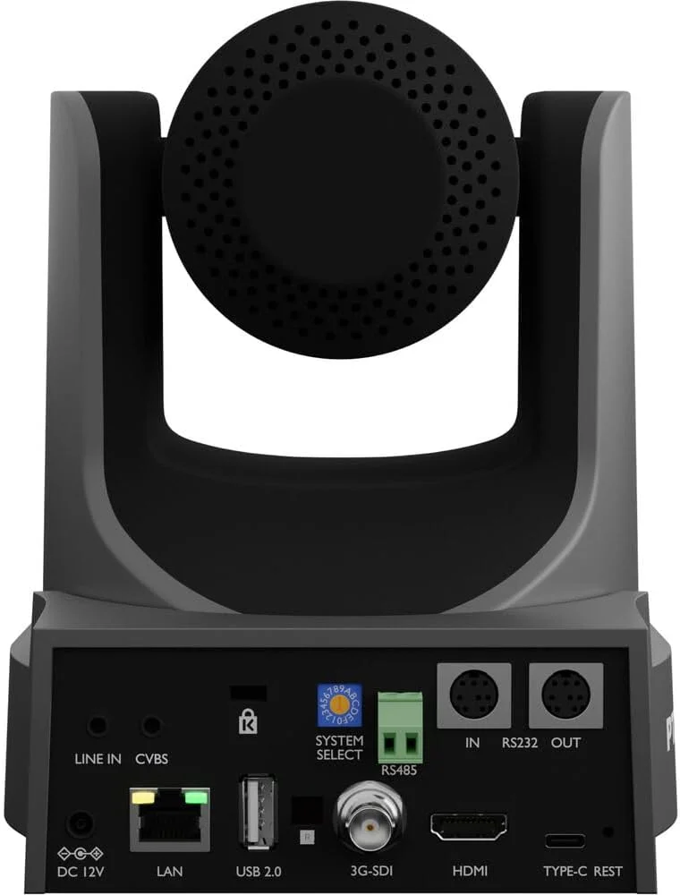 دوربین PTZOptics Move SE با خروجی SDI/HDMI/USB/IP و زوم اپتیکال 30x (خاکستری) (PT30X-SE-GY-G3) + کیت تمیز کننده لنز + کابل HDMI + کابل اترنت + بست کمربندی رنگی دوربین PTZOptics Move SE با خروجی SDI/HDMI/USB/IP و زوم اپتیکال 30x (خاکستری) (PT30X-SE-GY-G3) + کیت تمیز کننده لنز + کابل HDMI + کابل اترنت + بست کمربندی رنگی