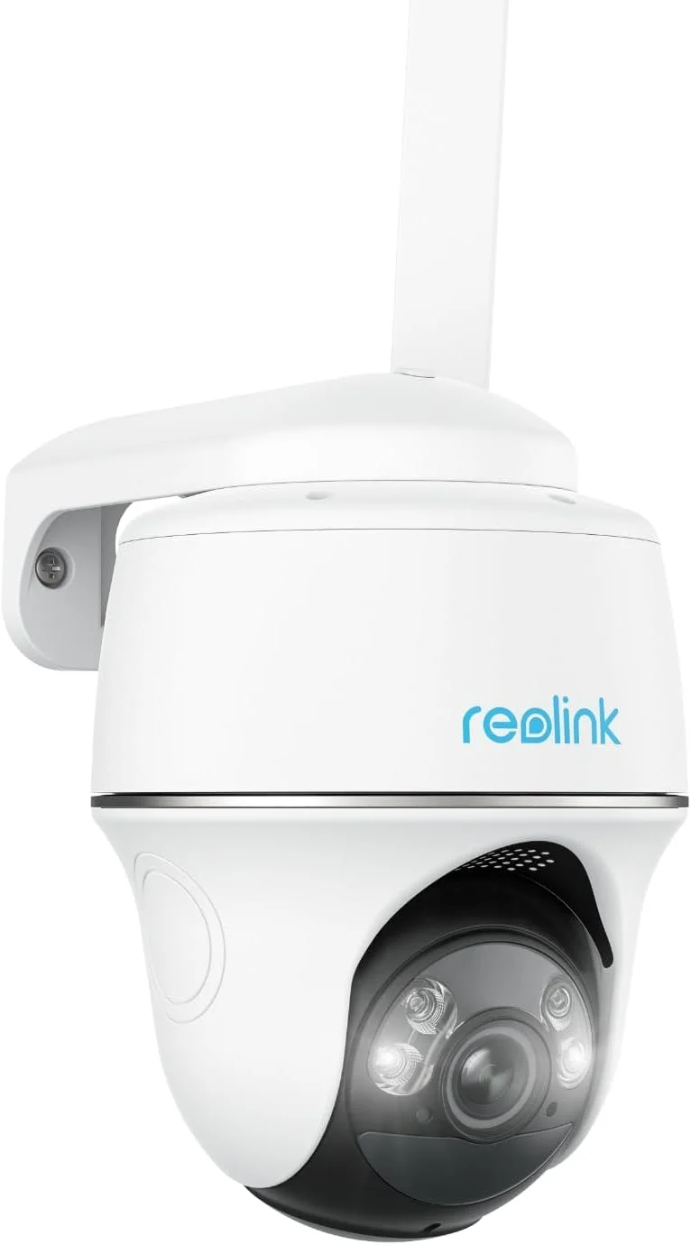 دوربین امنیتی سلولی 4G LTE مدل REOLINK Go PT Plus - دوربین بی سیم فضای باز، دید در شب رنگی 2K+ HD، انرژی خورشیدی، تشخیص هوشمند، بدون وای فای، بدون سیم، ایده آل برای مناطق دور از شبکه