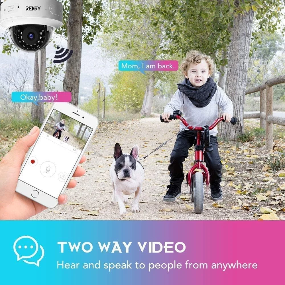 دوربین دام وای فای 3 مگاپیکسلی REIGY (PTZ پشتیبانی نمی شود) سازگار با NVR، قابل استفاده به صورت تکی نیست دوربین دام وای فای 3 مگاپیکسلی REIGY (PTZ پشتیبانی نمی شود) سازگار با NVR، قابل استفاده به صورت تکی نیست