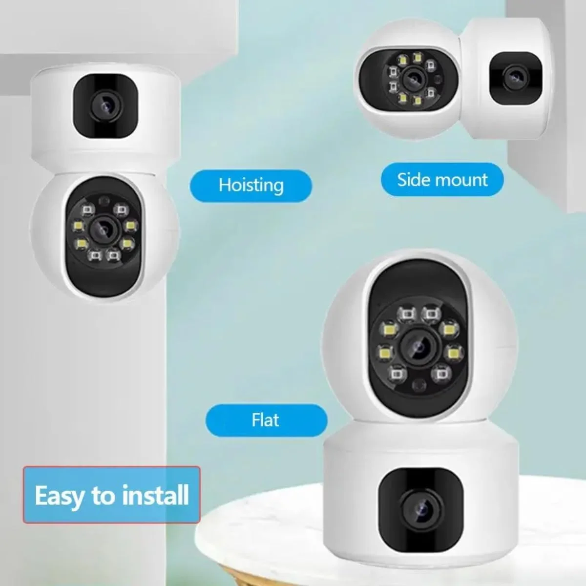 دوربین امنیتی داخلی C220 با چرخش 360 درجه، تشخیص حرکت، دید در شب، ردیابی هوش مصنوعی، صوتی دو طرفه، مانیتور هوشمند کودک Wi-Fi، نظارت بر حیوانات خانگی، سازگار با الکسا و HomeBase دوربین امنیتی داخلی C220 با چرخش 360 درجه، تشخیص حرکت، دید در شب، ردیابی هوش مصنوعی، صوتی دو طرفه، مانیتور هوشمند کودک Wi-Fi، نظارت بر حیوانات خانگی، سازگار با الکسا و HomeBase