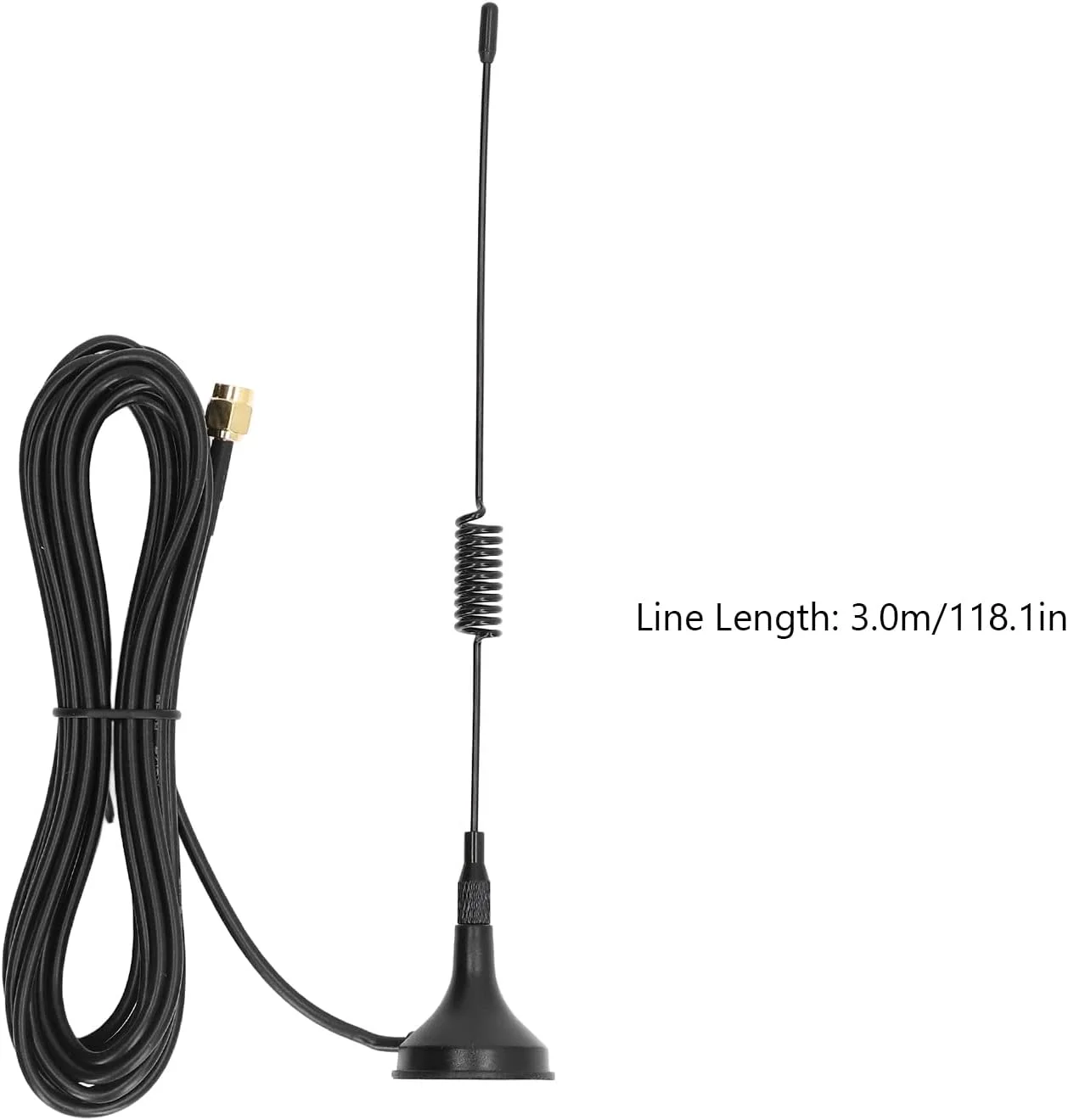 آنتن سیگنال 3G GSM 6DBI با بهره بالا، آنتن همه جهته انتقال سیگنال با پایه مغناطیسی برای GPRS آنتن سیگنال 3G GSM 6DBI با بهره بالا، آنتن همه جهته انتقال سیگنال با پایه مغناطیسی برای GPRS