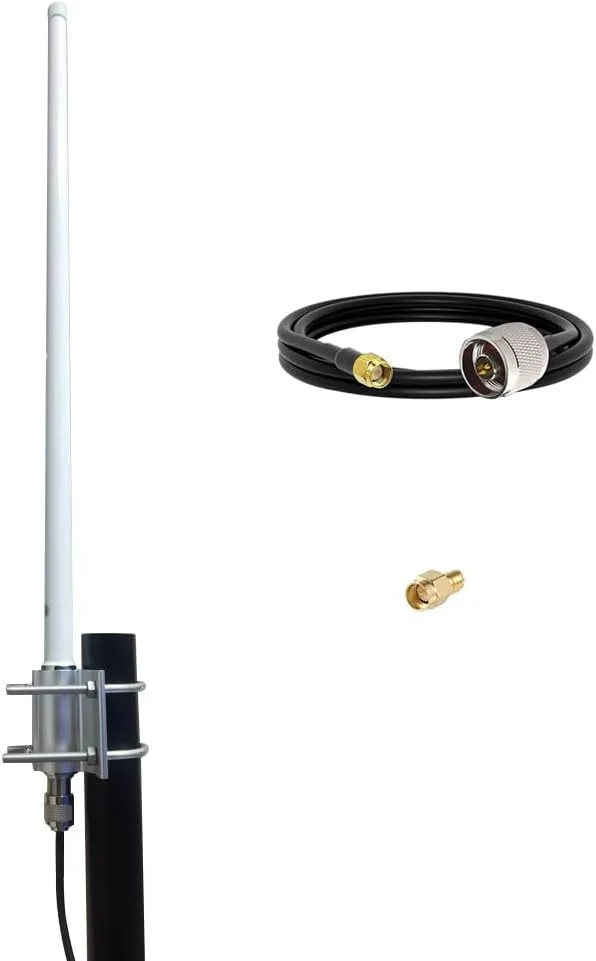 آنتن وای فای بیرونی SignalPlus، دو بانده 2.4 گیگاهرتز 5 گیگاهرتز 12dBi با بهره بالا و برد بلند برای اکسس پوینت بی سیم/ دوربین وای فای/ روتر بی سیم، RP-SMA، SMA Male آنتن وای فای بیرونی SignalPlus، دو بانده 2.4 گیگاهرتز 5 گیگاهرتز 12dBi با بهره بالا و برد بلند برای اکسس پوینت بی سیم/ دوربین وای فای/ روتر بی سیم، RP-SMA، SMA Male