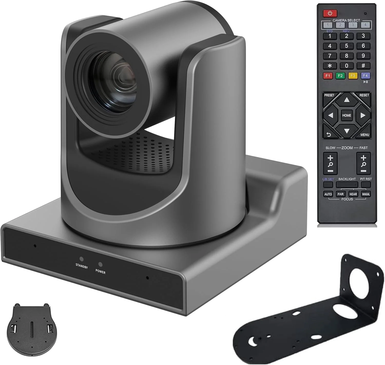 دوربین PTZ با قابلیت ردیابی خودکار هوش مصنوعی SMTAV - زوم اپتیکال 20X + زوم دیجیتال 16X، PTZ پرسرعت، خروجی 3G-SDI + HDMi + USB 3.0، پشتیبانی از ضبط محلی، پشتیبانی از PoE (G03684)