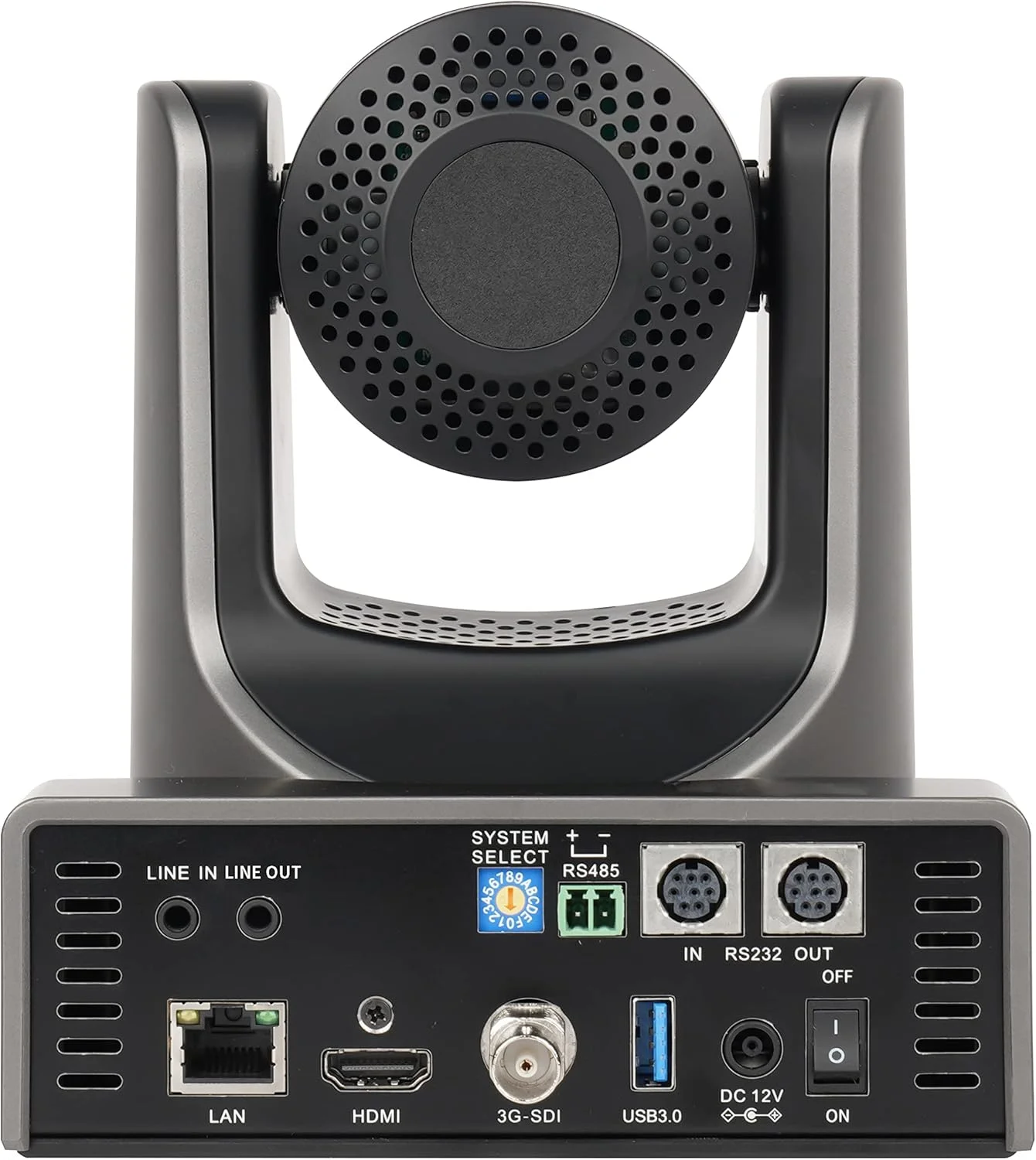 دوربین PTZ با قابلیت ردیابی خودکار هوش مصنوعی SMTAV - زوم اپتیکال 20X + زوم دیجیتال 16X، PTZ پرسرعت، خروجی 3G-SDI + HDMi + USB 3.0، پشتیبانی از ضبط محلی، پشتیبانی از PoE (G03684)