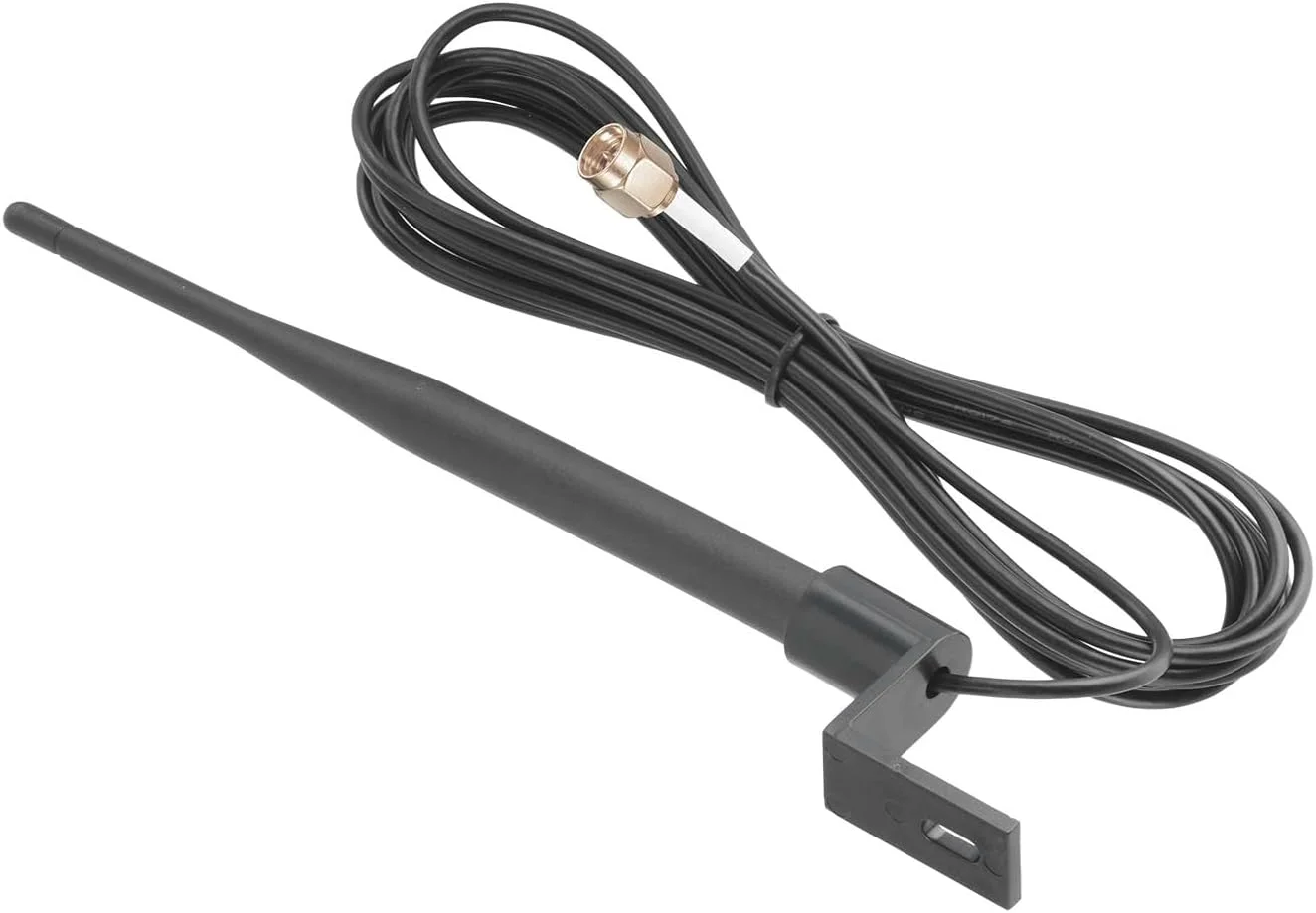 آنتن بیرونی 4G LTE سوپربت 5dBi SMA نر، آنتن ضد آب با قابلیت نصب روی دیوار به همراه براکت نصب، سازگار با روتر 4G LTE، مودم دروازه سلولی و گیرنده ADS-B