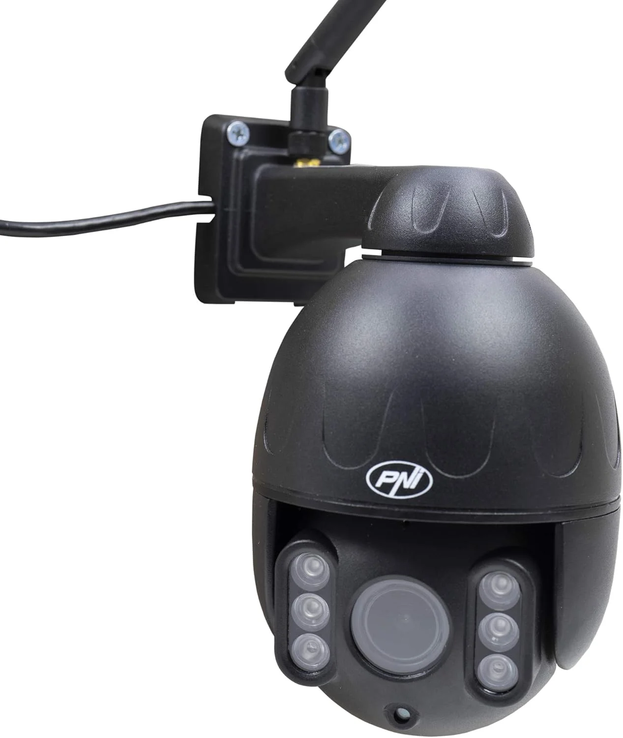 دوربین مداربسته PNI IP655B 5MP WiFi PTZ زوم اپتیکال 5X اسلات microSD دید در شب 50 متری IP66 تشخیص حرکت آلارم ارتباط صوتی دو طرفه