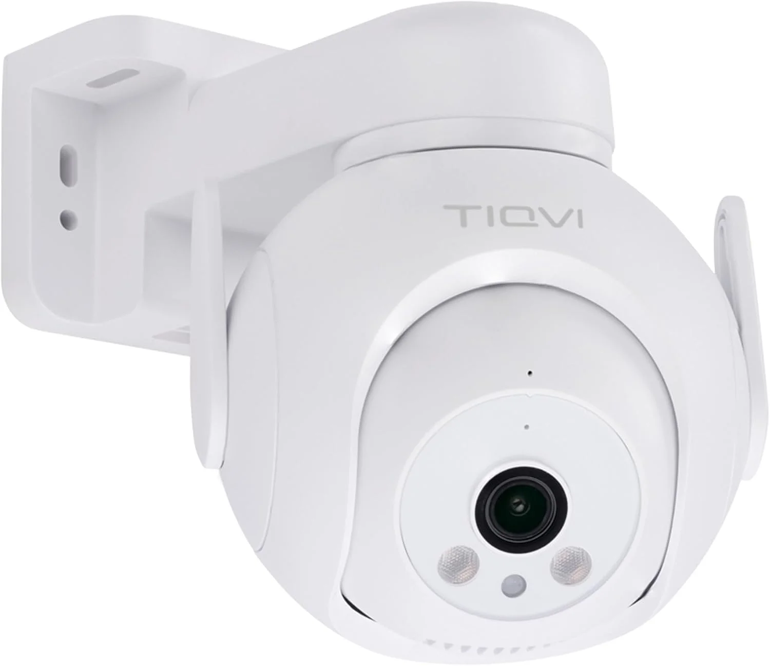 دوربین هوشمند PTZ وای فای Tiqvi برای فضای باز، 1080P، دو بانده (2.4/5 گیگاهرتز)، دید در شب مادون قرمز، تشخیص حرکت، صدای دو طرفه