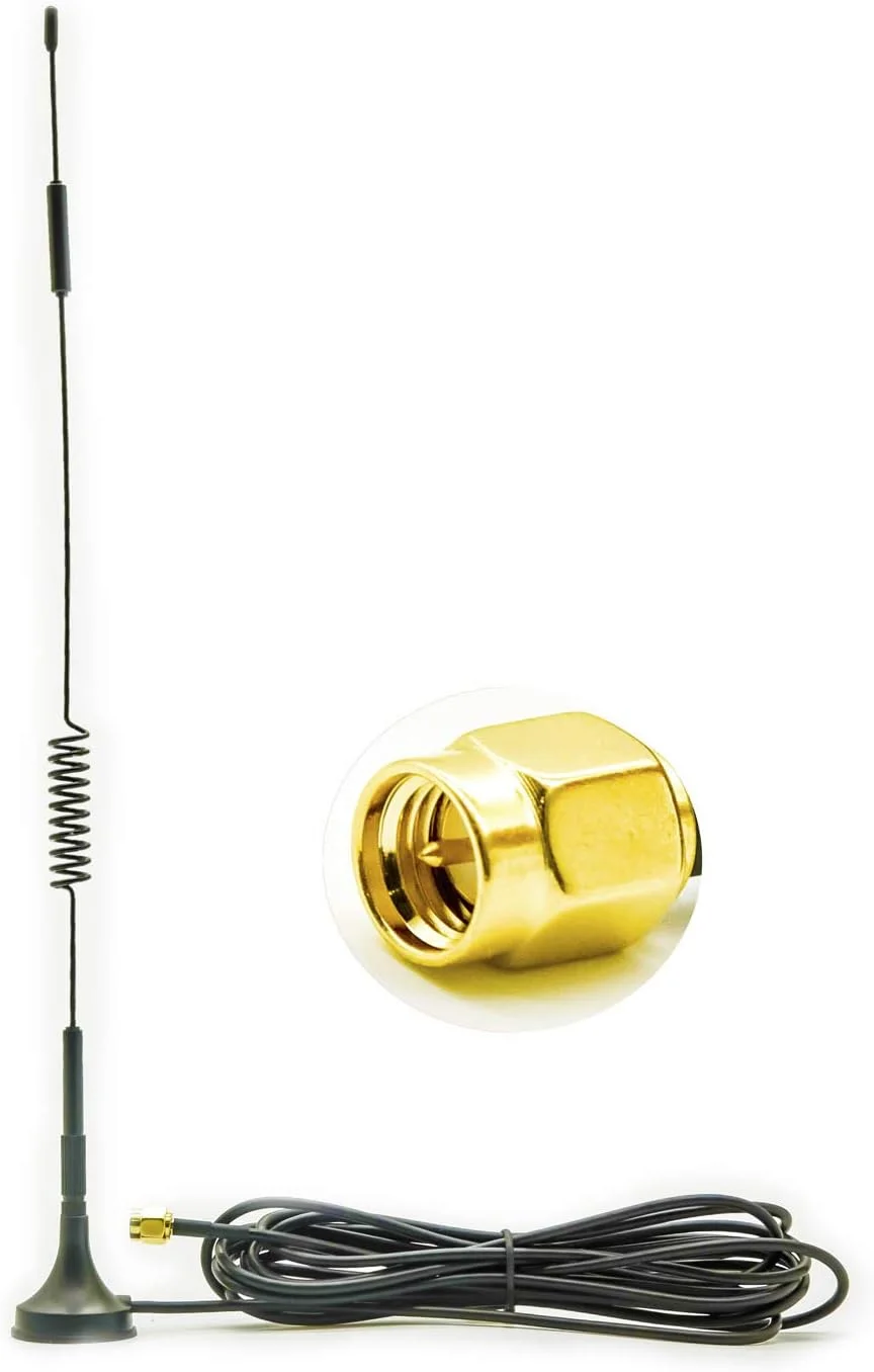 آنتن 4G LTE Vecys با آداپتور SMA، تقویت 7dBi، کابل 3 متری RG174 و پایه مغناطیسی، سازگار با روتر آنتن 2G 3G 4G LTE