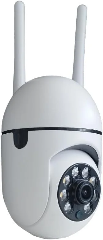 دوربین امنیتی بی‌سیم PTZ مدل PLATO 009، سفید، پلاستیک ABS، دید 360 درجه، وای‌فای، صدای دو طرفه، دید در شب، تشخیص حرکت، امنیت داخلی منزل، قابلیت نصب روی دیوار