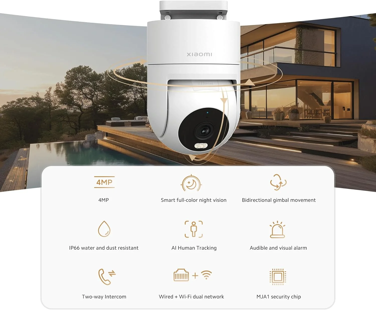 دوربین فضای باز شیائومی CW400 سفید