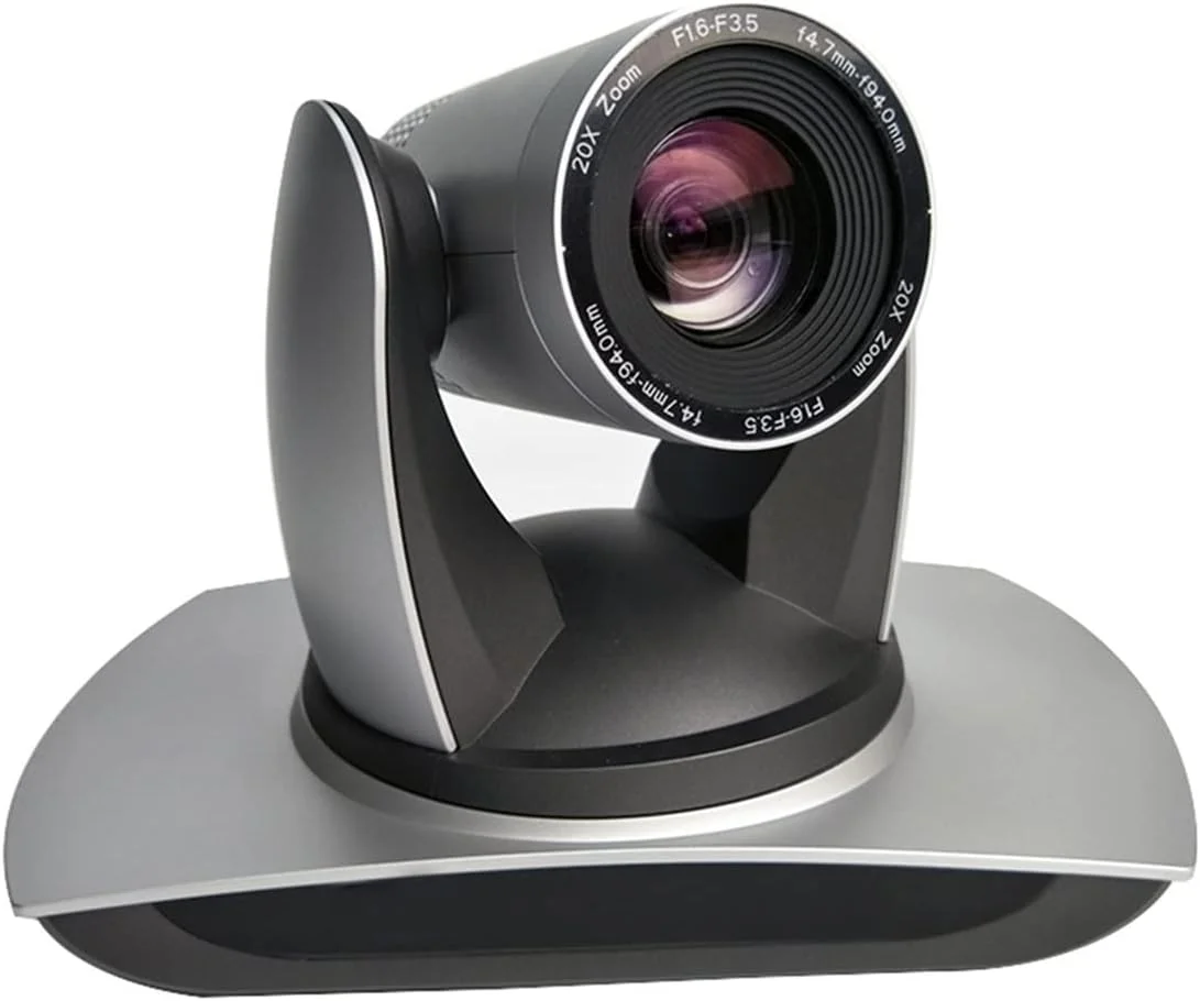 دوربین کنفرانس 2 مگاپیکسلی PTZ با زوم اپتیکال 20 برابر، 1080P 60fps، USB 3.0، DVI، استریمینگ IP، زاویه دید 54.7 درجه برای تماس های ویدیویی جلسات کاری Zeenyi