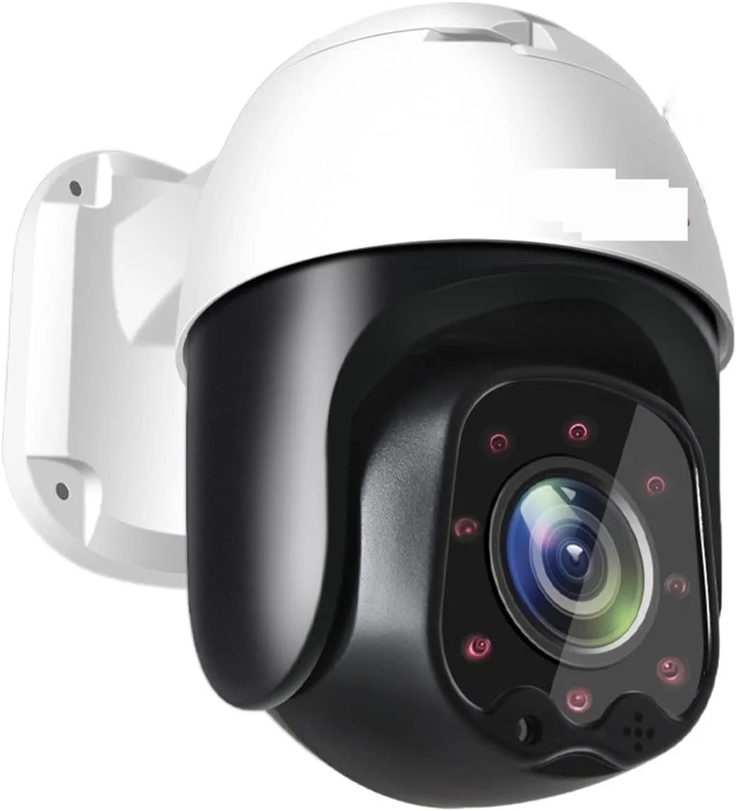 دوربین مداربسته بی‌سیم خورشیدی امنیتی ZAIED، مینی PTZ IP WIFI اسپید دام 2 مگاپیکسل CCTV، دید در شب 30 متری، صدای دو طرفه P2P برای امنیت خانه (رنگ: 3.6mm، اندازه: 1080P بدون برق)