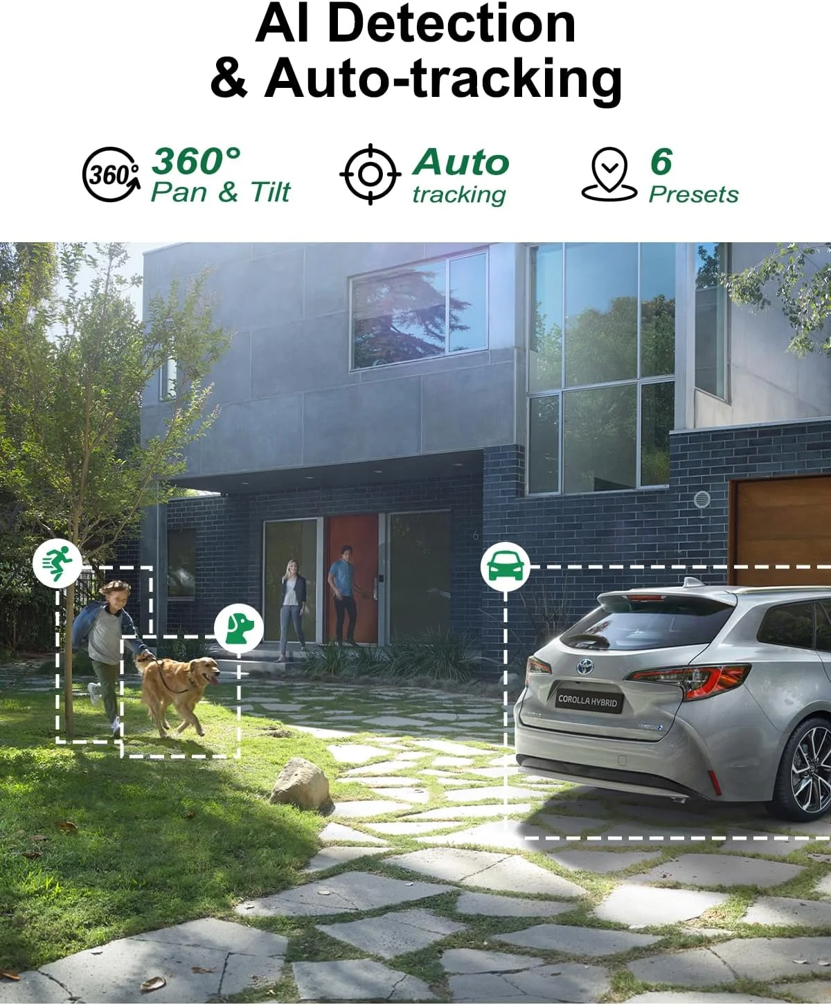 دوربین امنیتی بی سیم PTZ دو لنز 4 مگاپیکسلی ZHXINSD