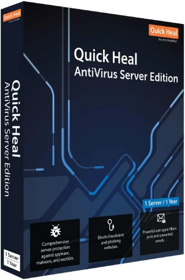 آنتی ویروس سرور Quick Heal، آخرین نسخه - 1 سرور، 1 سال
