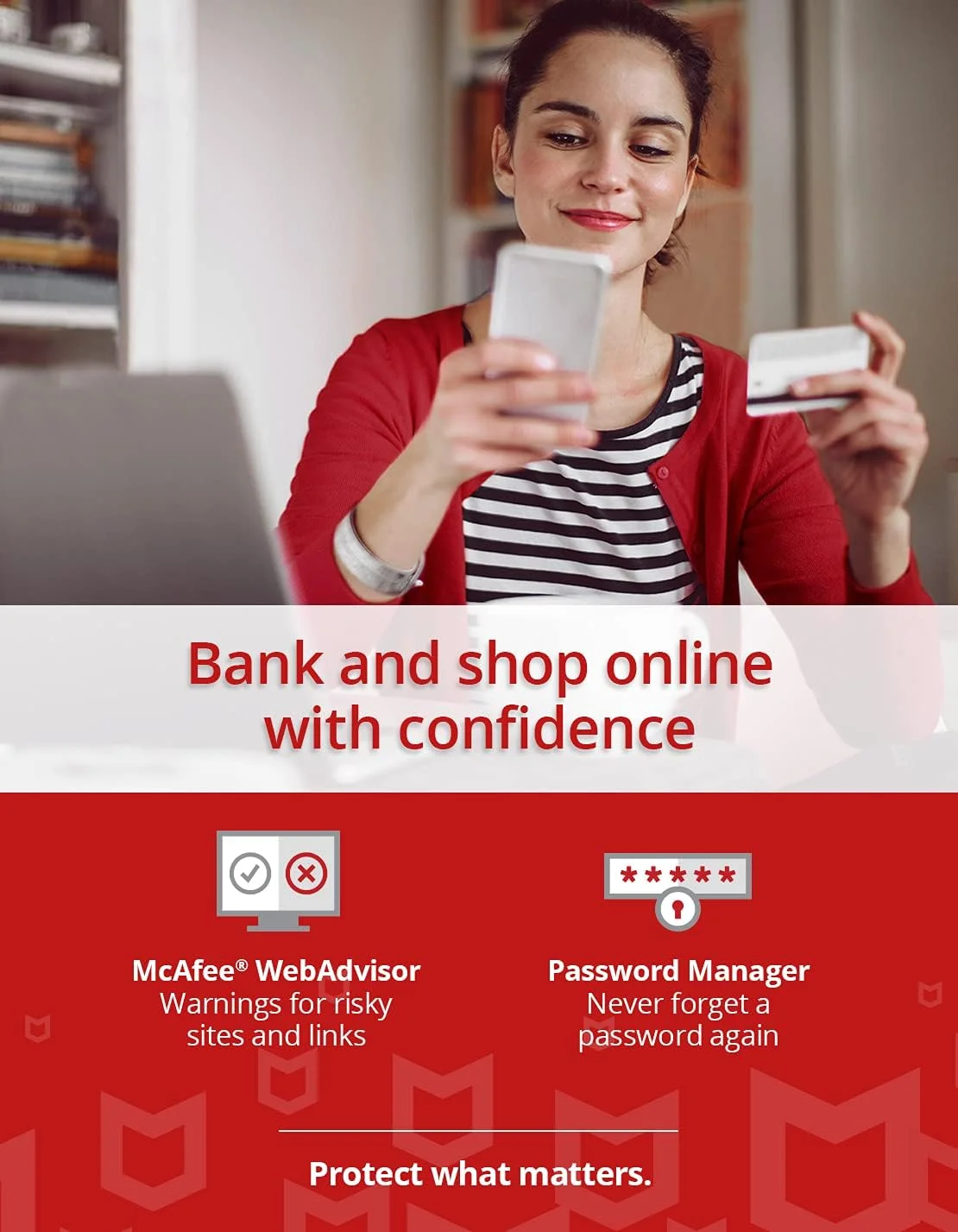 محافظت کامل مکافی 2021 | نرم افزار آنتی ویروس برای 1 دستگاه به مدت یک سال، امنیت اینترنت، مدیریت رمز عبور، امنیت موبایل برای کامپیوتر/مک/اندروید/آی او اس نسخه خاورمیانه