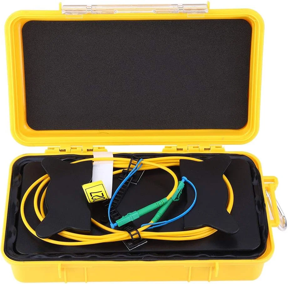 کابل OTDR LC/APC-LC/APC سینگل مود فیبر نوری، کابل های جامپر شبکه، سیم توسعه تست 2000 متری