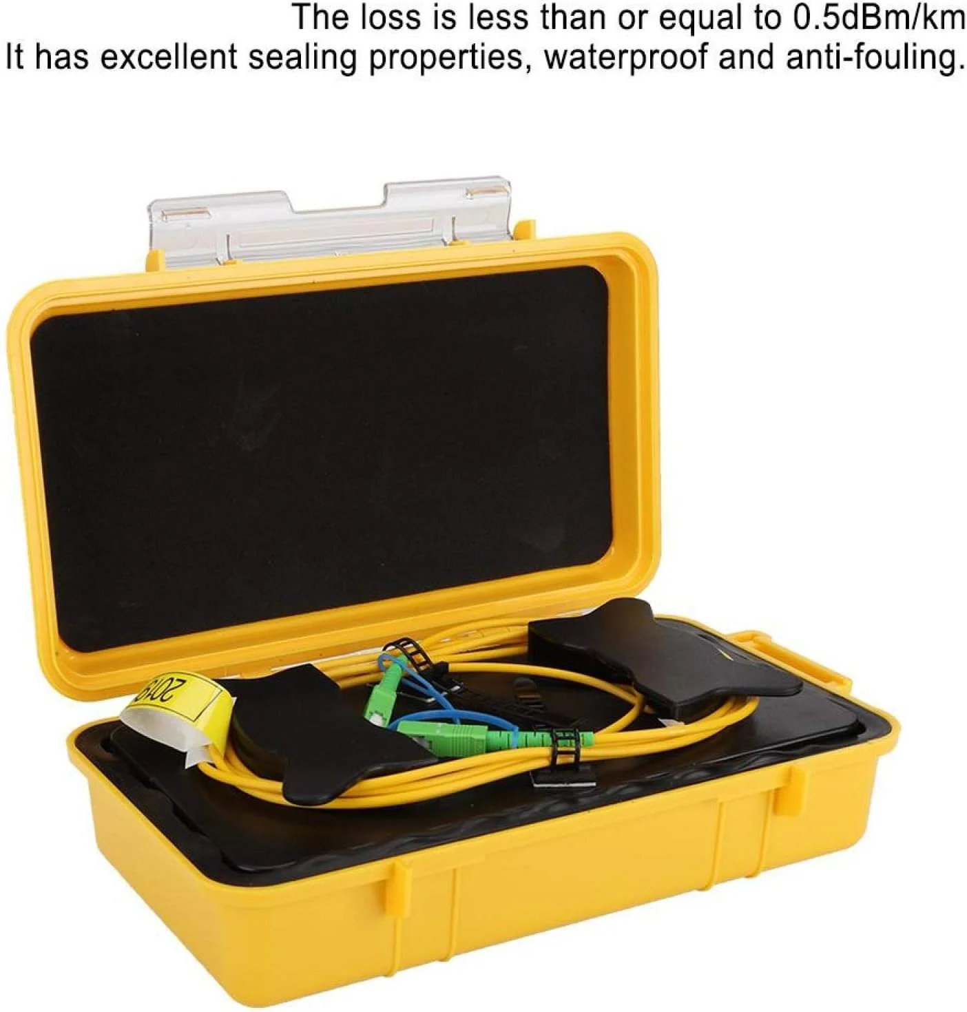 جعبه کابل راه‌اندازی OTDR 1000 متری SC/APC-SC/APC کابل فیبر نوری تک حالته سیم جامپر کابل شبکه سیم توسعه تست