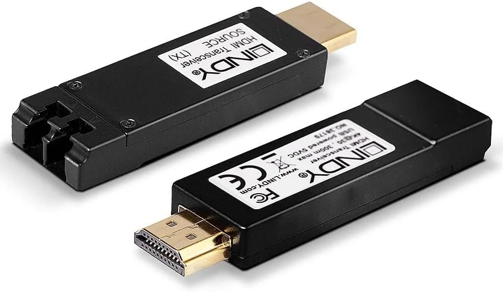 اکستندر فیبر نوری HDMI 4K30 لیندی، 4K UHD، 3840x2160p@60Hz، 10.2Gbps، Dolby TrueHD، DTS-HD، راه حل مسافت طولانی برای ویدئو وال ها، تابلوهای تبلیغاتی، کاربردهای تجاری، آموزشی و صنعتی