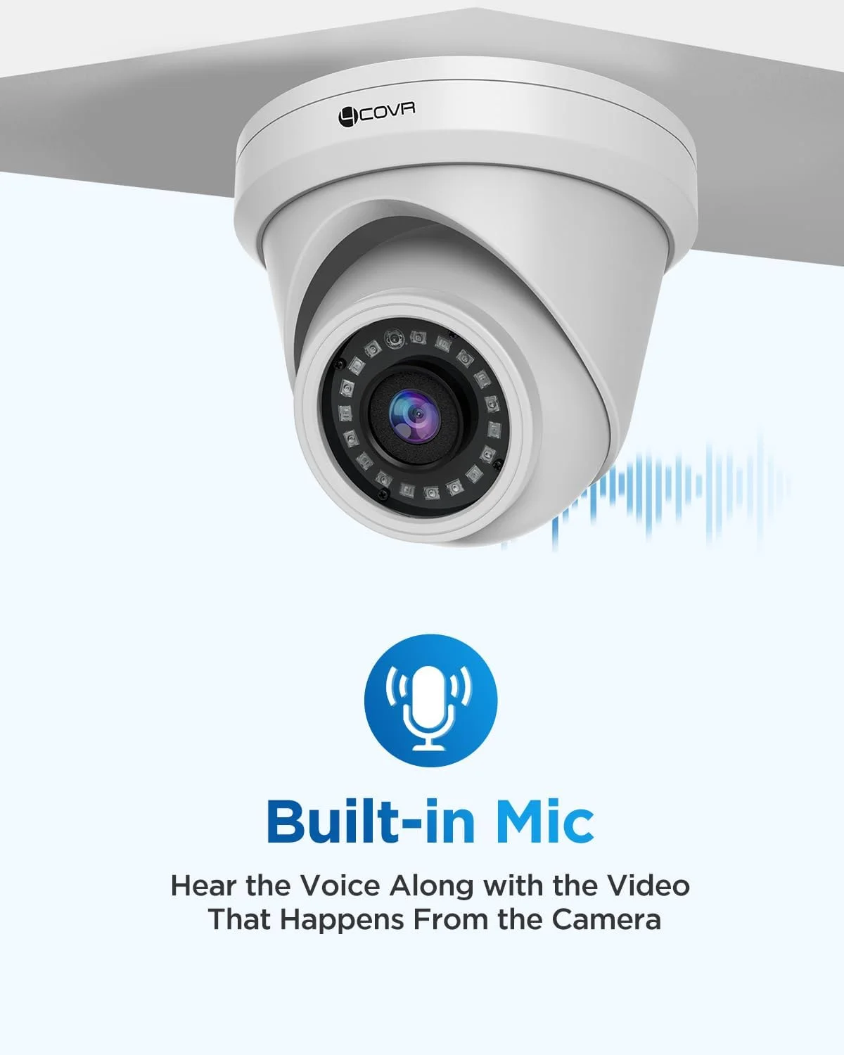 سیستم دوربین مداربسته امنیتی منزل 4COVR، تشخیص شخص و وسیله نقلیه و دید در شب، NVR هشت کاناله 8 مگاپیکسلی H.265 با 2 ترابایت هارد دیسک، 4 عدد دوربین دام PoE تحت شبکه 8 مگاپیکسلی سیمی با صدا، ضد آب و هوا IP67 مناسب فضای باز، LY97AX8M0804-1 سیستم دوربین مداربسته امنیتی منزل 4COVR، تشخیص شخص و وسیله نقلیه و دید در شب، NVR هشت کاناله 8 مگاپیکسلی H.265 با 2 ترابایت هارد دیسک، 4 عدد دوربین دام PoE تحت شبکه 8 مگاپیکسلی سیمی با صدا، ضد آب و هوا IP67 مناسب فضای باز، LY97AX8M0804-1