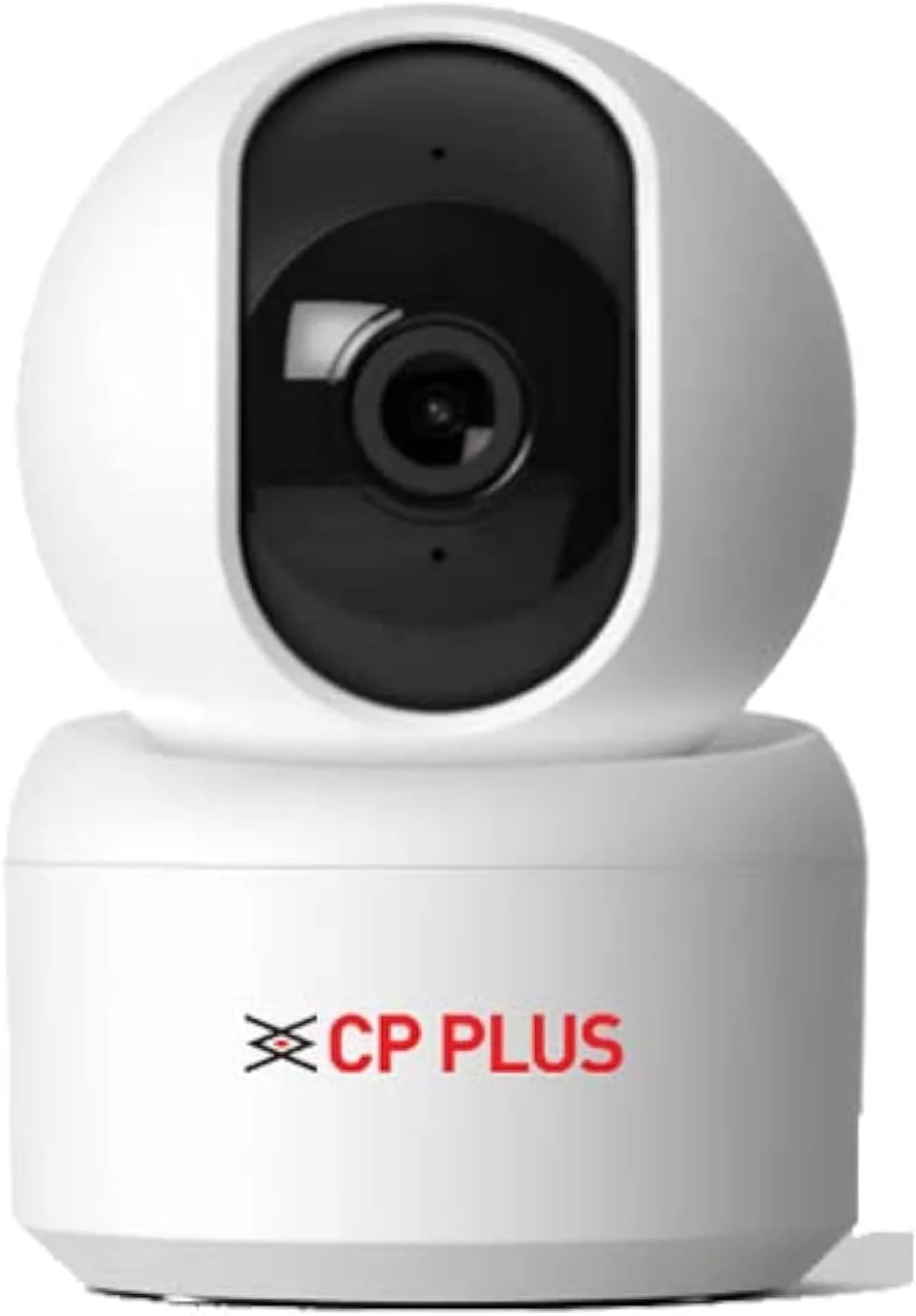 دوربین مداربسته وای فای هوشمند CP PLUS با کیفیت 2 مگاپیکسل Full HD برای امنیت خانه | 360 درجه با قابلیت چرخش افقی و عمودی | مشاهده و صحبت | هشدار حرکت | دید در شب | کارت SD (تا 128 گیگابایت), پشتیبانی از Alexa و Google | فاصله IR 10 متر | CP-E25A