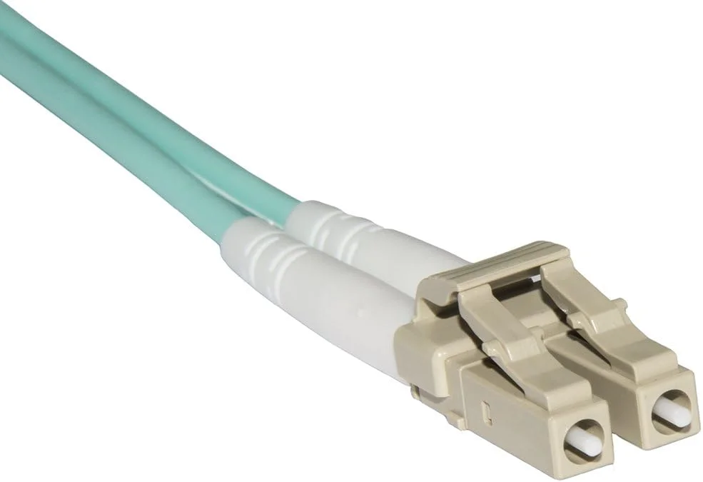 کابل فیبر نوری LINK LKLCLC35100 LC به LC مالتی مود داپلکس Om3 50/125، سبز، 100 متر