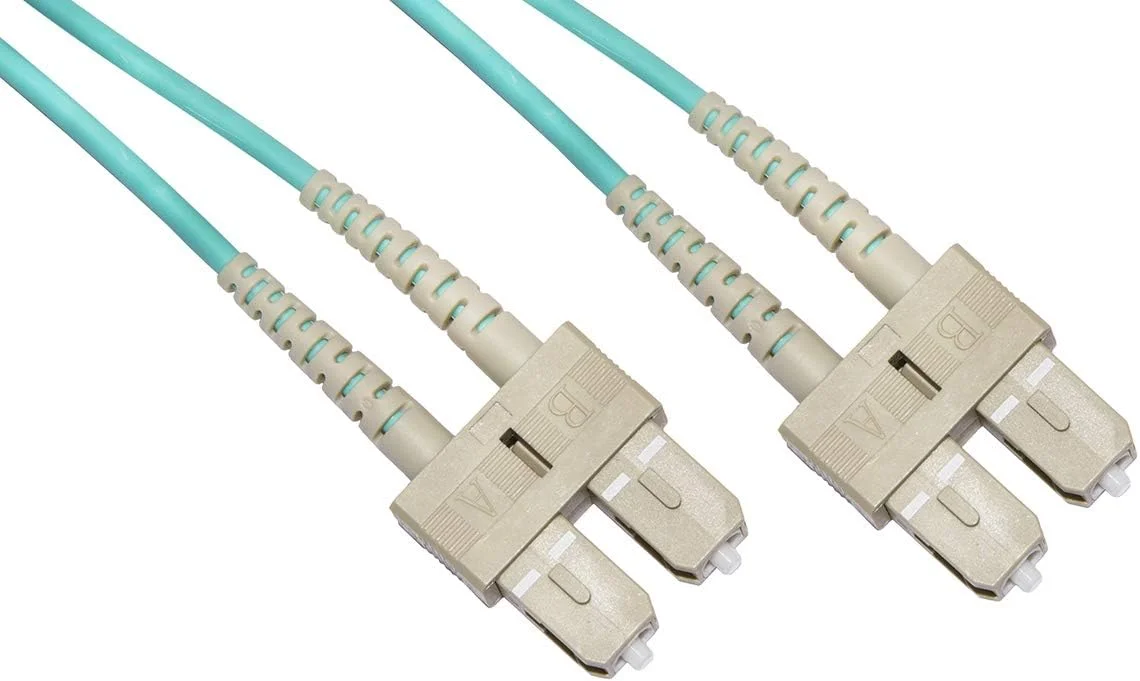 کابل فیبر نوری LINK LKSC3510 SC به SC مالتی مود داپلکس OM3 50/125 متراژ 10 متر