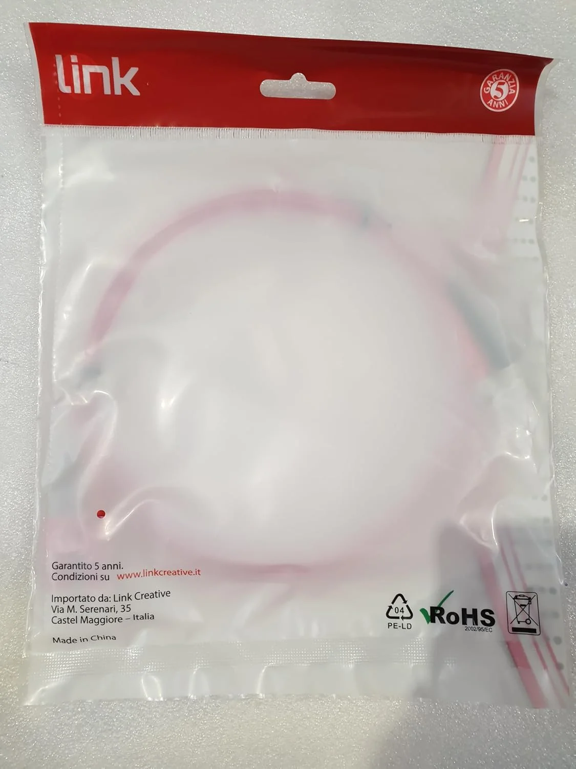 کابل فیبر نوری LINK LKSCST4502 SC به ST مالتی مود داپلکس OM4 50/125 به طول 2 متر