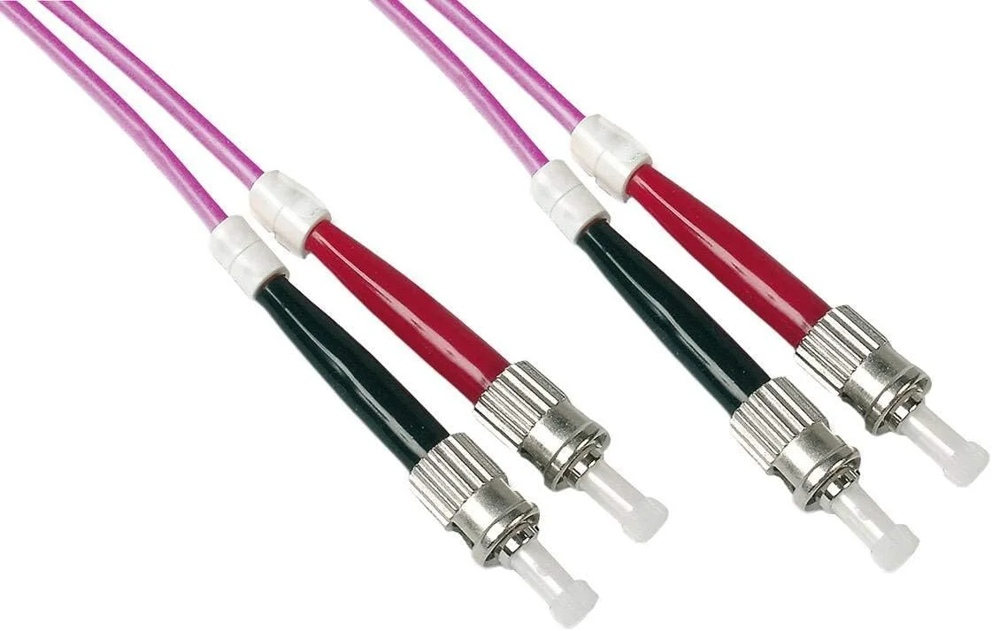 کابل فیبر نوری LINK LKST4505 ST به ST مالتی مود داپلکس OM4 50/125 به طول 5 متر