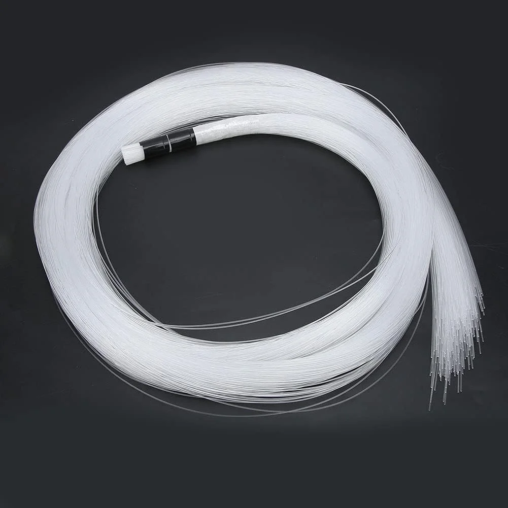 کابل فیبر نوری ولتاژ بالا 12 ولت Marhynchus برای تزئین سقف ستاره ای، جنس ایمن، IP43، 200 عدد، جشن عروسی کریسمس (#4)