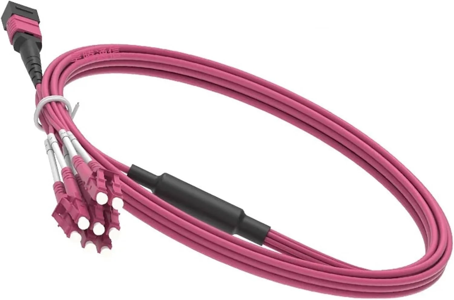 کابل فیبر نوری MPO-LC 8/12 هسته OM4 مادگی 1-50 متری (15 متری، 8 هسته نوع B)