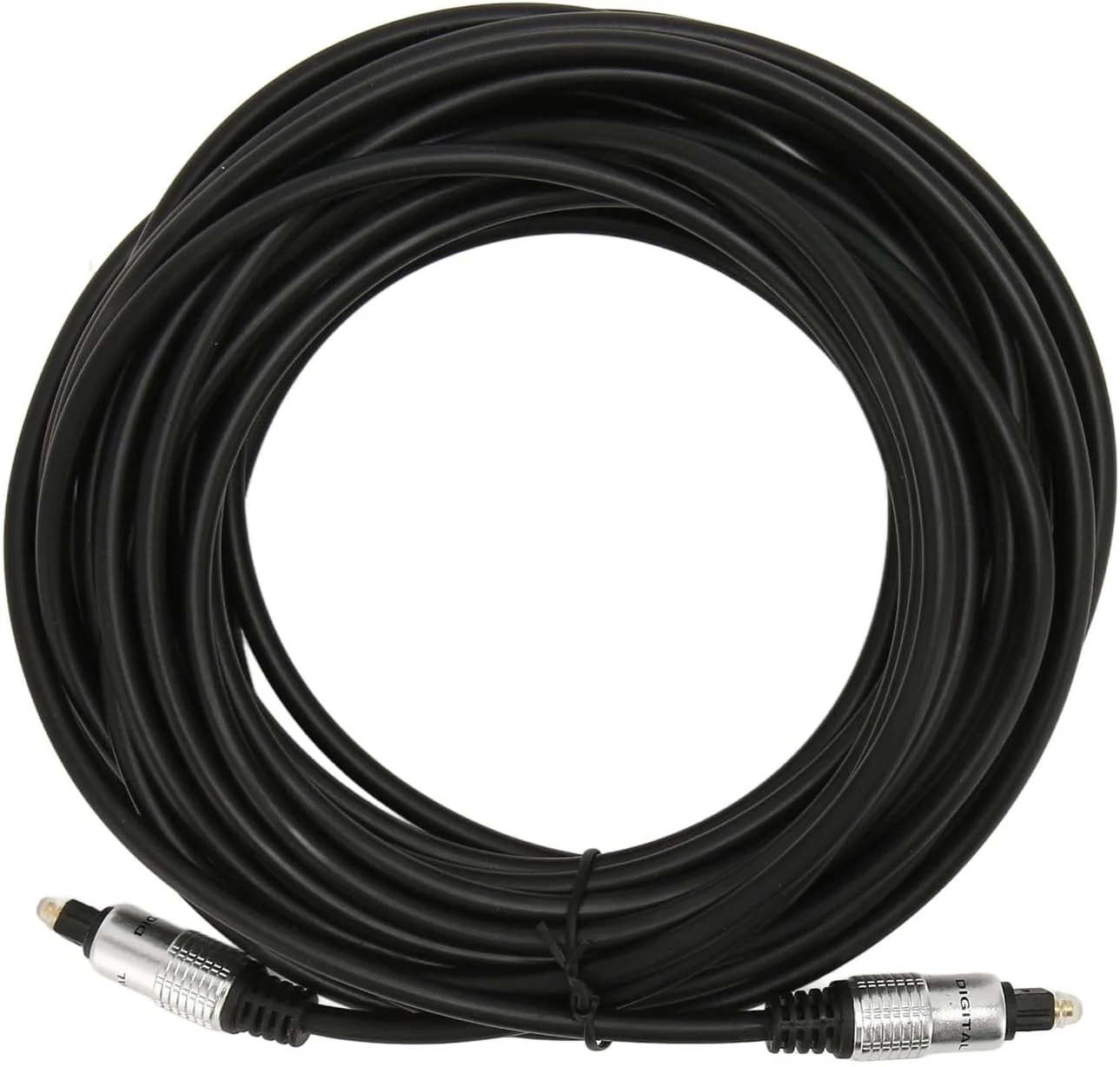 کابل نوری، کابل فیبر نوری دیجیتال، کانکتور با روکش طلا، بدنه آلومینیومی، کابل فیبر نوری برای سینمای خانگی، تلویزیون، (10 متر)