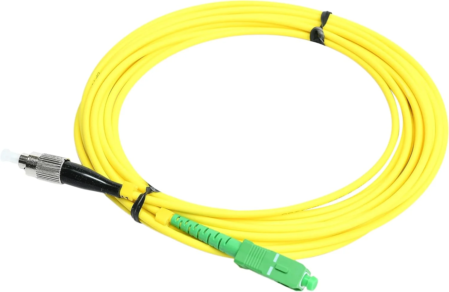 کابل فیبر نوری سینگل مود سیمپلکس FC به SC APC اپتیکال پچ کورد 3 متری (9.8 فوت) 9/125µm