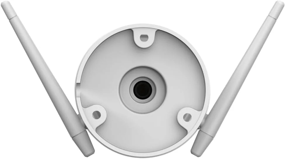 دوربین امنیتی EZVIZ H3c، دوربین وای فای 3 مگاپیکسلی 2K مناسب فضای باز برای خانه با دید در شب رنگی، تشخیص شکل انسان با هوش مصنوعی، دفاع فعال، ضد آب و هوا، مکالمه دو طرفه، صدای قابل تنظیم، سازگار با الکسا