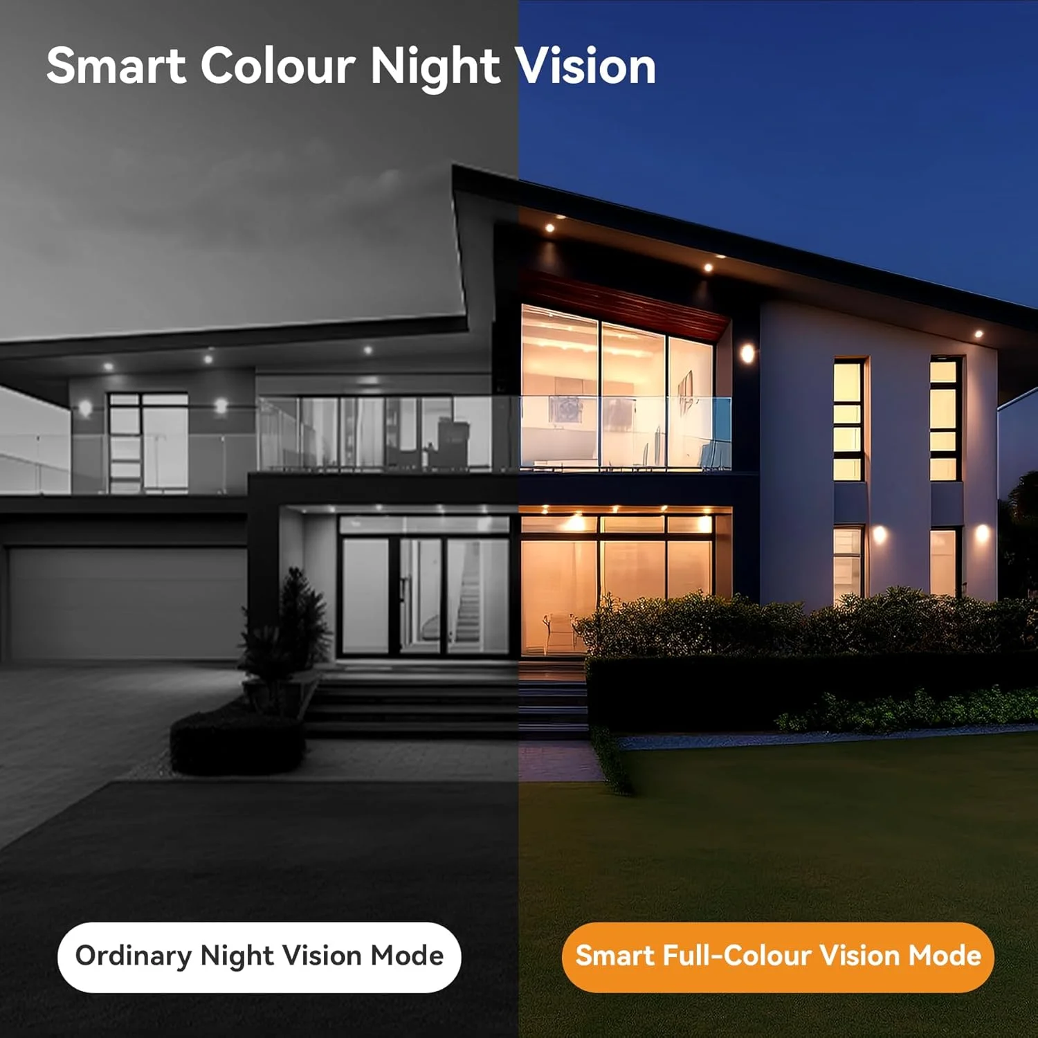 دوربین امنیتی 2K ایمو برای فضای باز، دوربین 3 مگاپیکسلی وای فای بی سیم برای فضای باز منزل با قابلیت تشخیص انسان، دید در شب IR، ردیابی هوشمند، دوربین 360 درجه فضای باز با الکسا (DK7 2K)