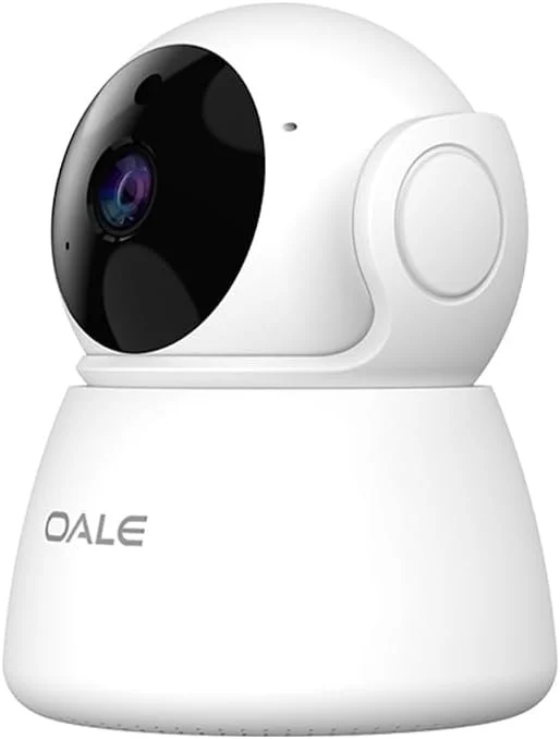 دوربین امنیتی صوتی دو خطی 360 درجه OALE iHome 01 با پشتیبانی از دید در شب، تشخیص حرکت و تماس صوتی بی‌درنگ