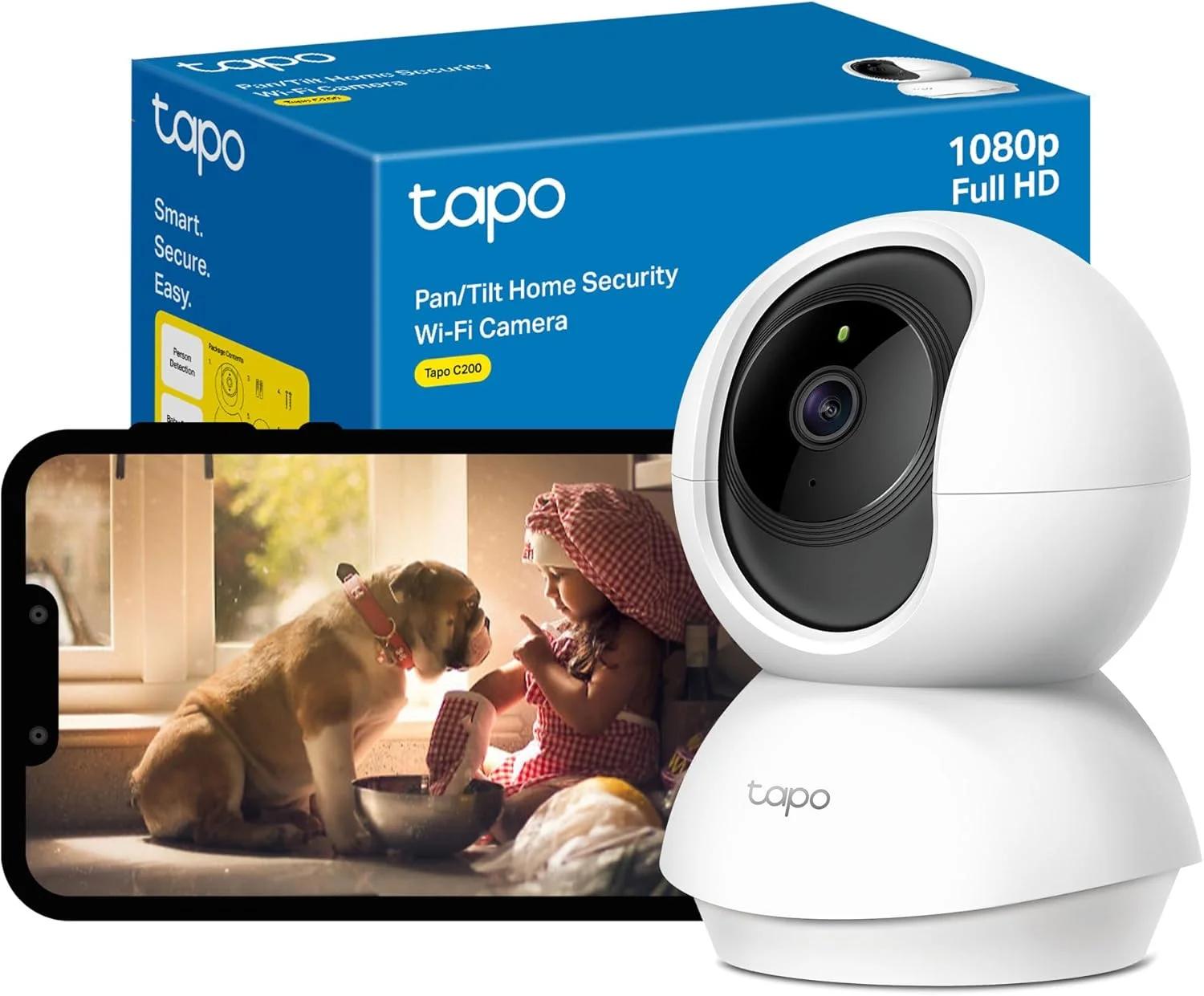 دوربین مداربسته هوشمند چرخشی TP-Link Tapo (Tapo C200)