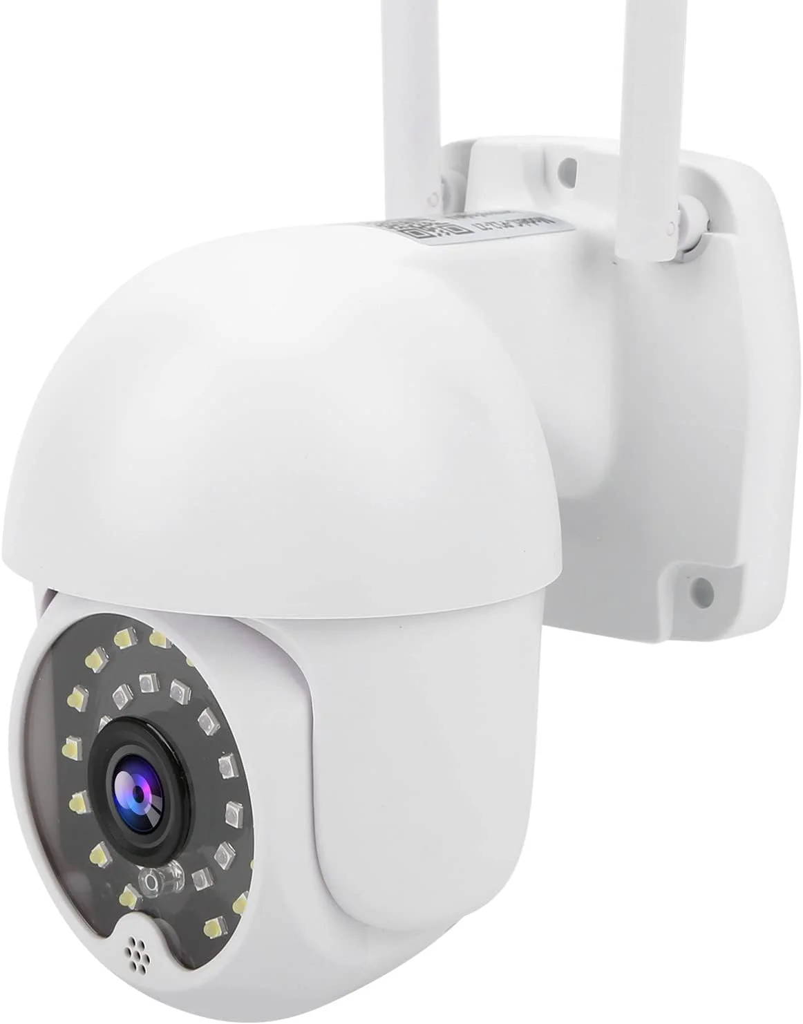 دوربین امنیتی هوشمند خانه، دوربین های نظارتی چرخشی 360 درجه با دید در شب خودکار، تشخیص حرکت، ارتباط دو طرفه، مشاهده از راه دور، دوربین بی سیم وای فای برای داخل و خارج از خانه (BR)