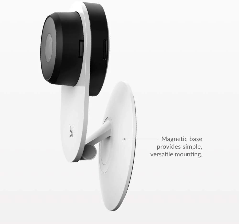 دوربین هوشمند خانگی YI مدل 3، سیستم دوربین امنیتی 1080p با قابلیت تشخیص انسان، تحلیل صدا، دید در شب، وای فای 2.4G، اپلیکیشن برای نظارت