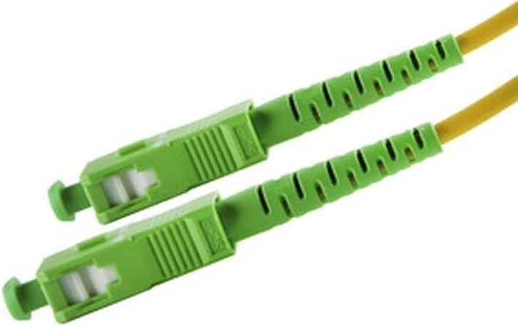 کابل فیبر نوری 5 متری SC/APC-SC/APC 9/125 µm مناسب برای اتصالات پرسرعت