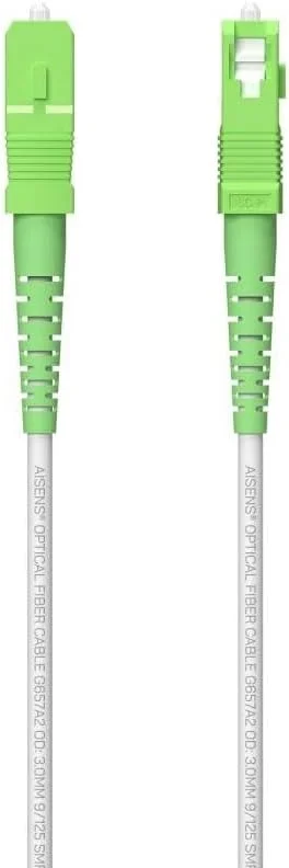 کابل فیبر نوری VoltShine G657A2 3.09-125 SMF SX DCA LSZH SC-APC 100 متری، ایده آل برای اتصالات پرسرعت و شبکه های داده