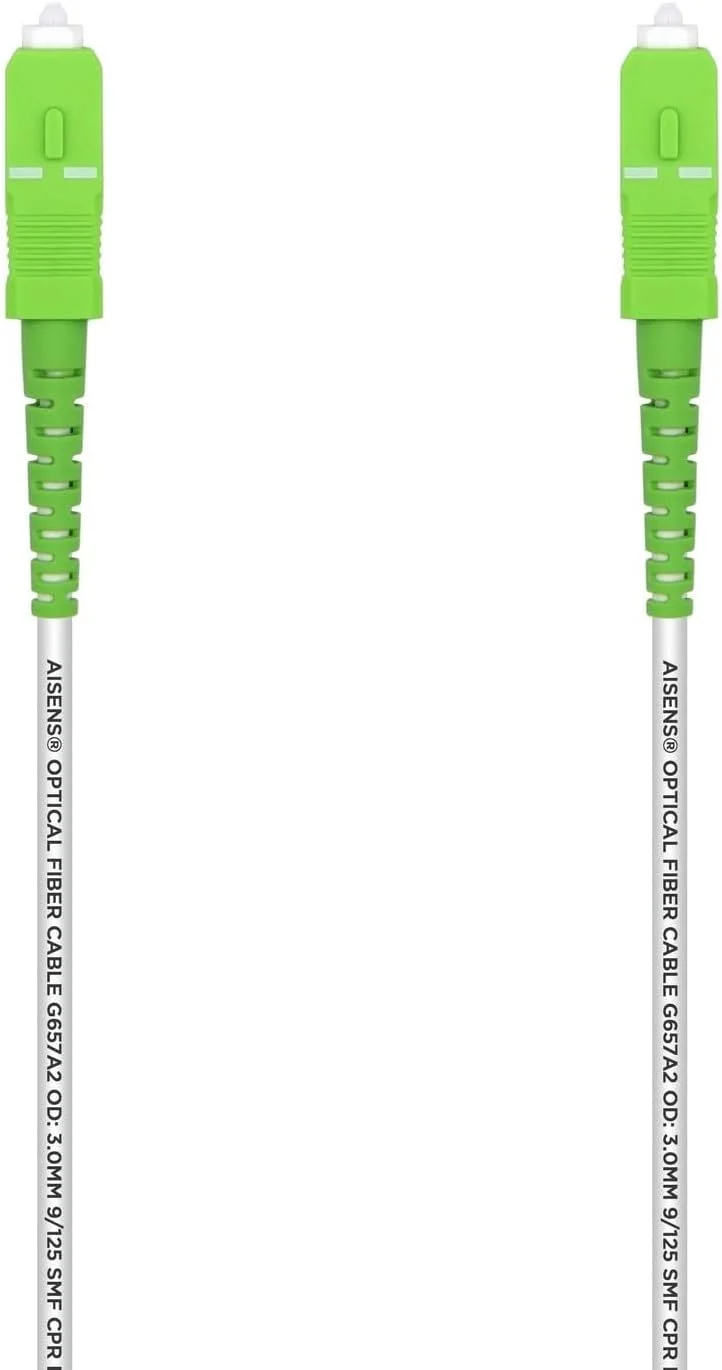 کابل فیبر نوری VoltShine G657A2 9-125 SX DCA LSZH SC-APC 15 متری، ایده آل برای اتصال پرسرعت و انتقال داده در محیط های امن